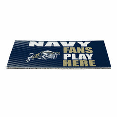 US Naval Academy Fan Mat, 28"x16" - Collegiate