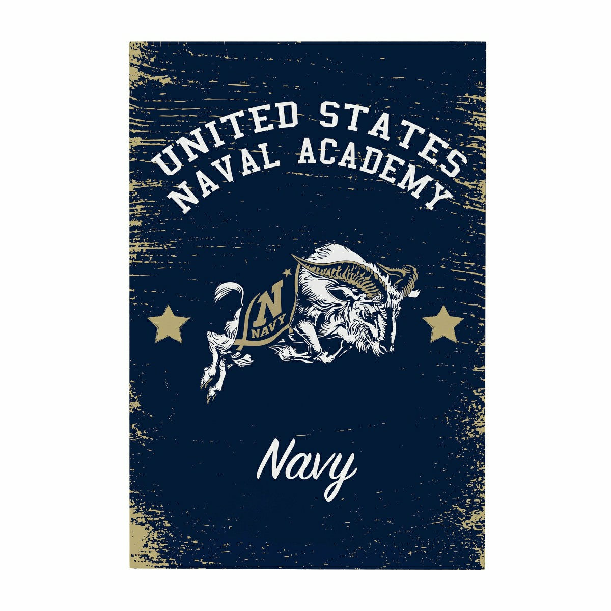 US Naval Academy Wood Wall Sign, 16x24 - Collegiate Home