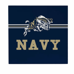 US Naval Academy Wood Wall Sign, 12x12 - Collegiate Home
