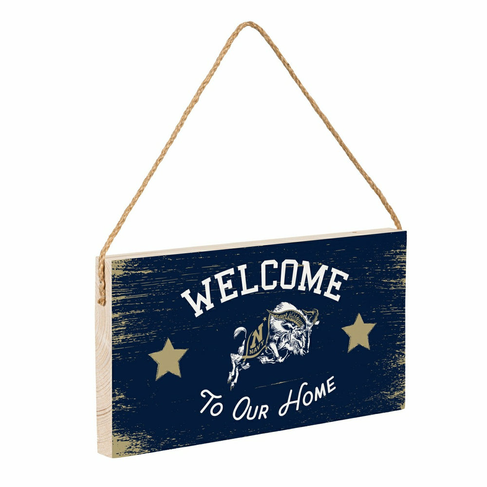 US Naval Academy Wood Wall Sign, 6x11 - Collegiate Home