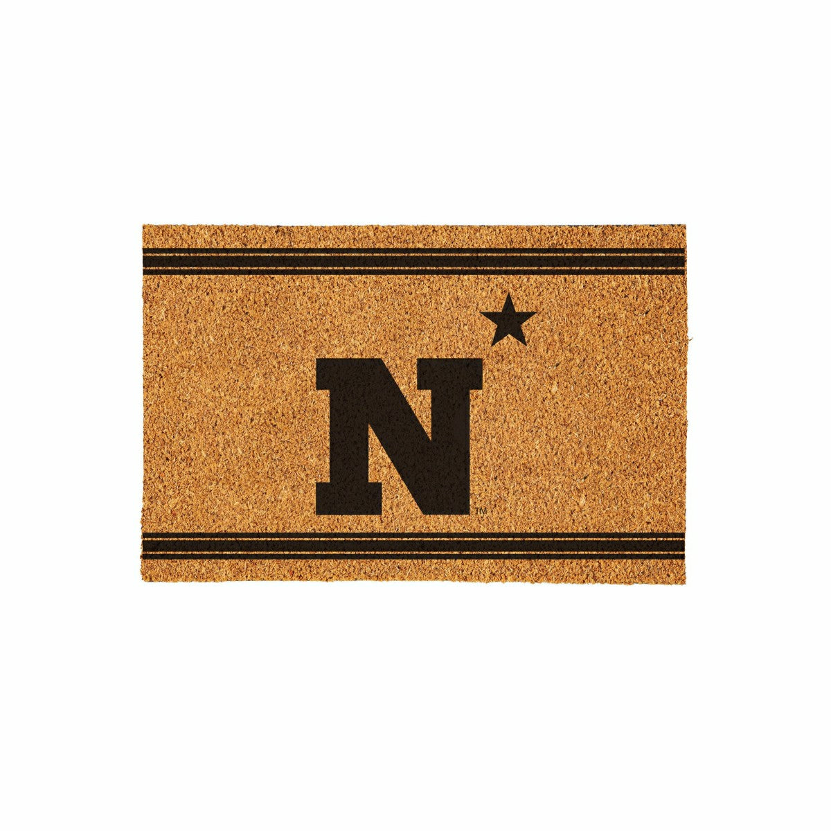 US Naval Academy Large One Color Coir Mat, 36"x24" - Collegiate
