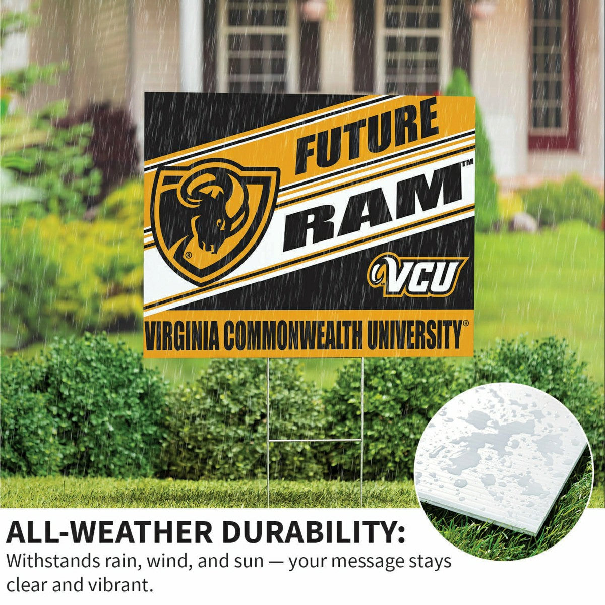Virginia Commonwealth University Coroplast Yard Sign, Future Student - Collegiate Home