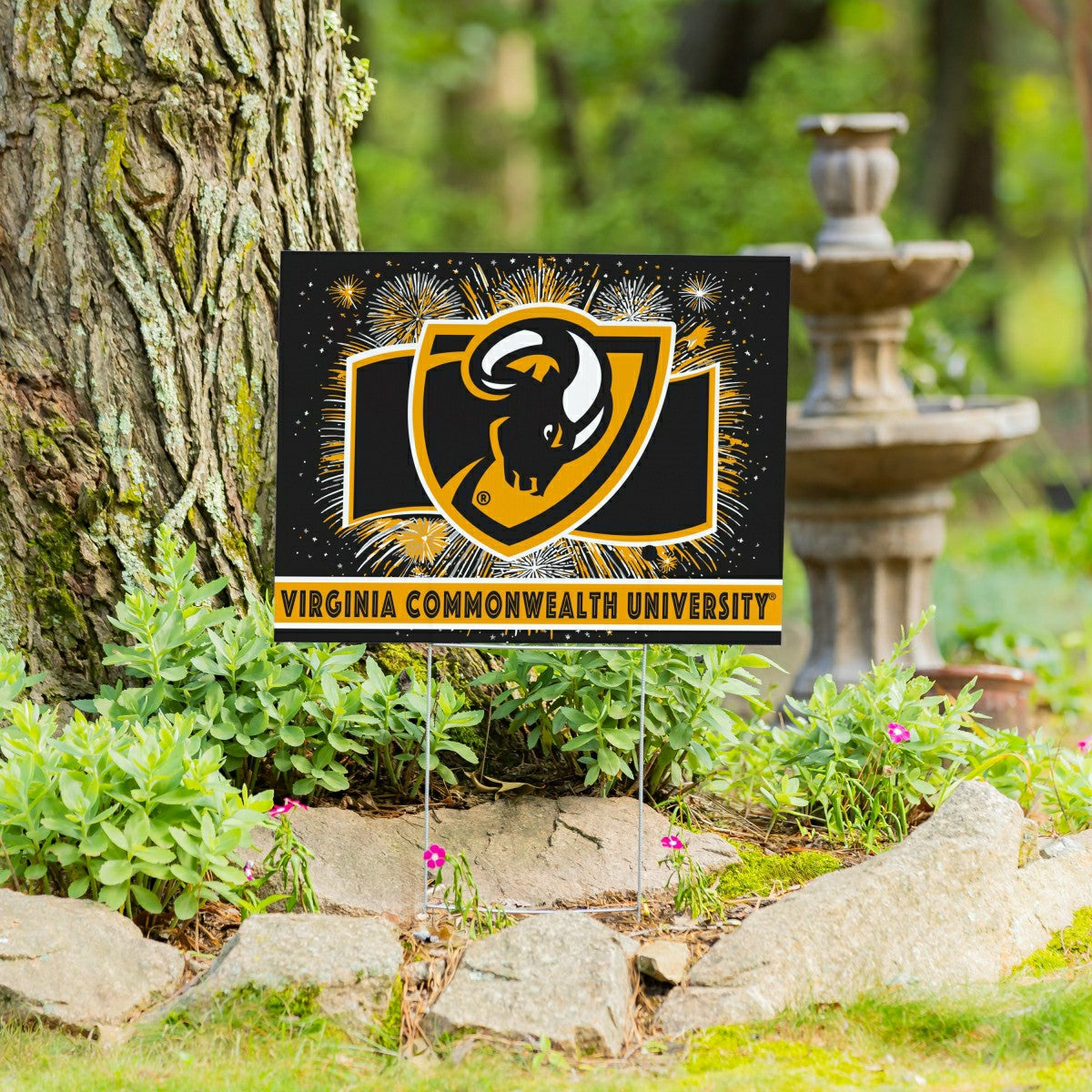 Virginia Commonwealth University Yard Sign, Patriotic - Collegiate Home