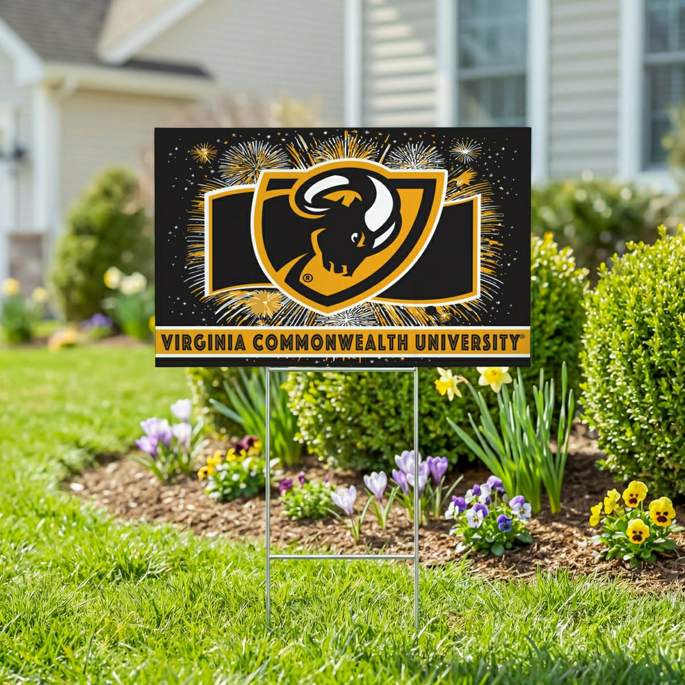 Virginia Commonwealth University Yard Sign, Patriotic - Collegiate Home