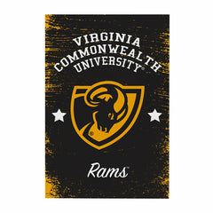 Virginia Commonwealth University Wood Wall Sign, 16x24 - Collegiate Home