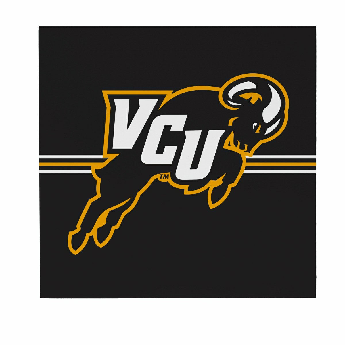 Virginia Commonwealth University Wood Wall Sign, 12x12 - Collegiate Home