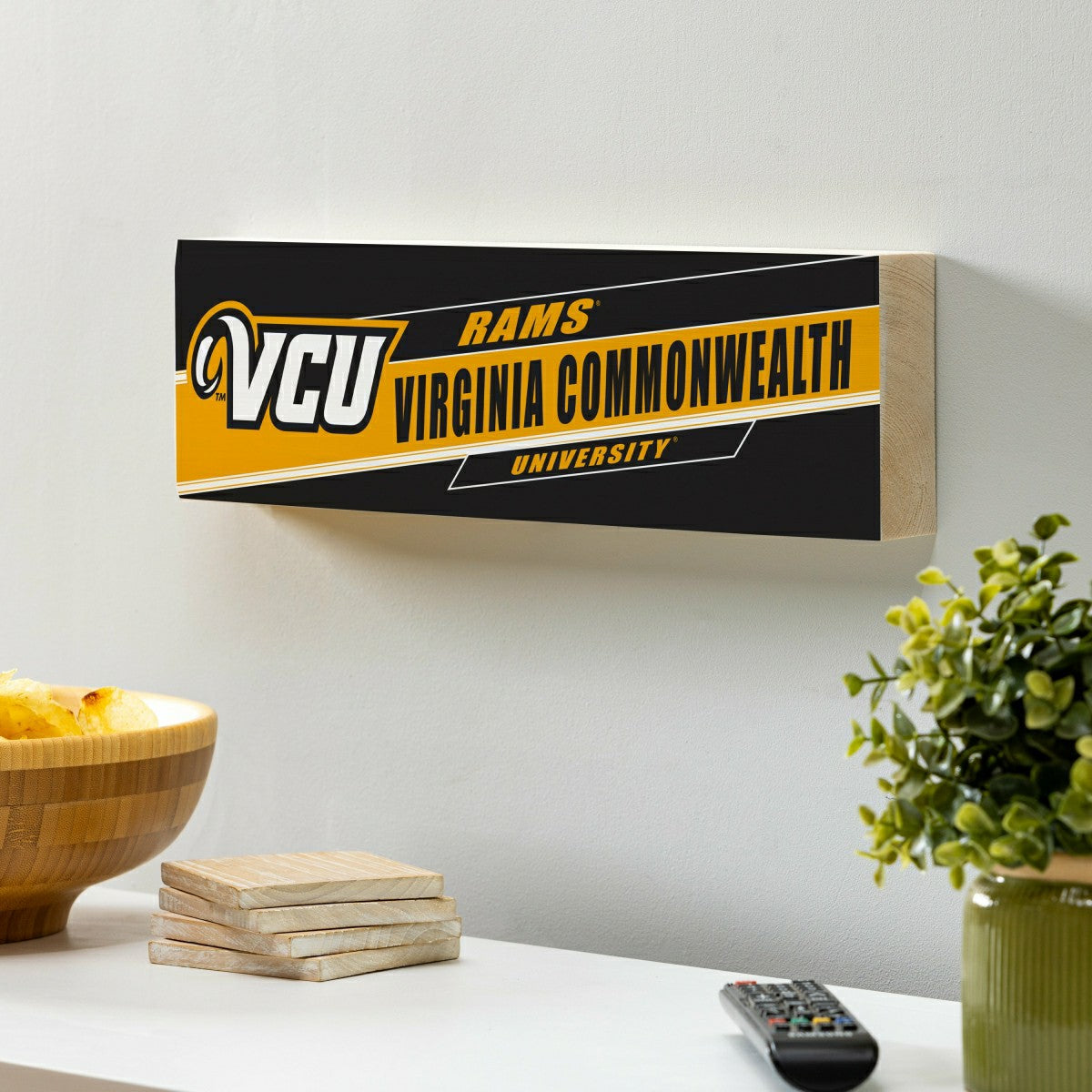 Virginia Commonwealth University Mantle Sign, Down Home Fans, 5x18 - Collegiate Home