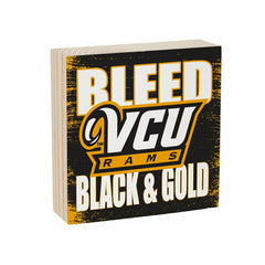 Virginia Commonwealth University Plock, Down Home Fans, 6x6 - Collegiate Home