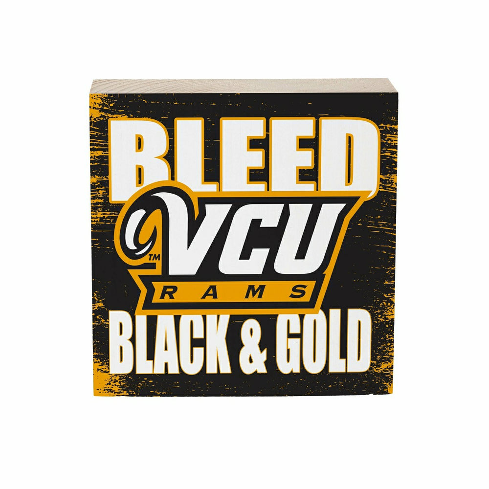 Virginia Commonwealth University Plock, Down Home Fans, 6x6 - Collegiate Home