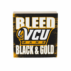 Virginia Commonwealth University Plock, Down Home Fans, 6x6 - Collegiate Home