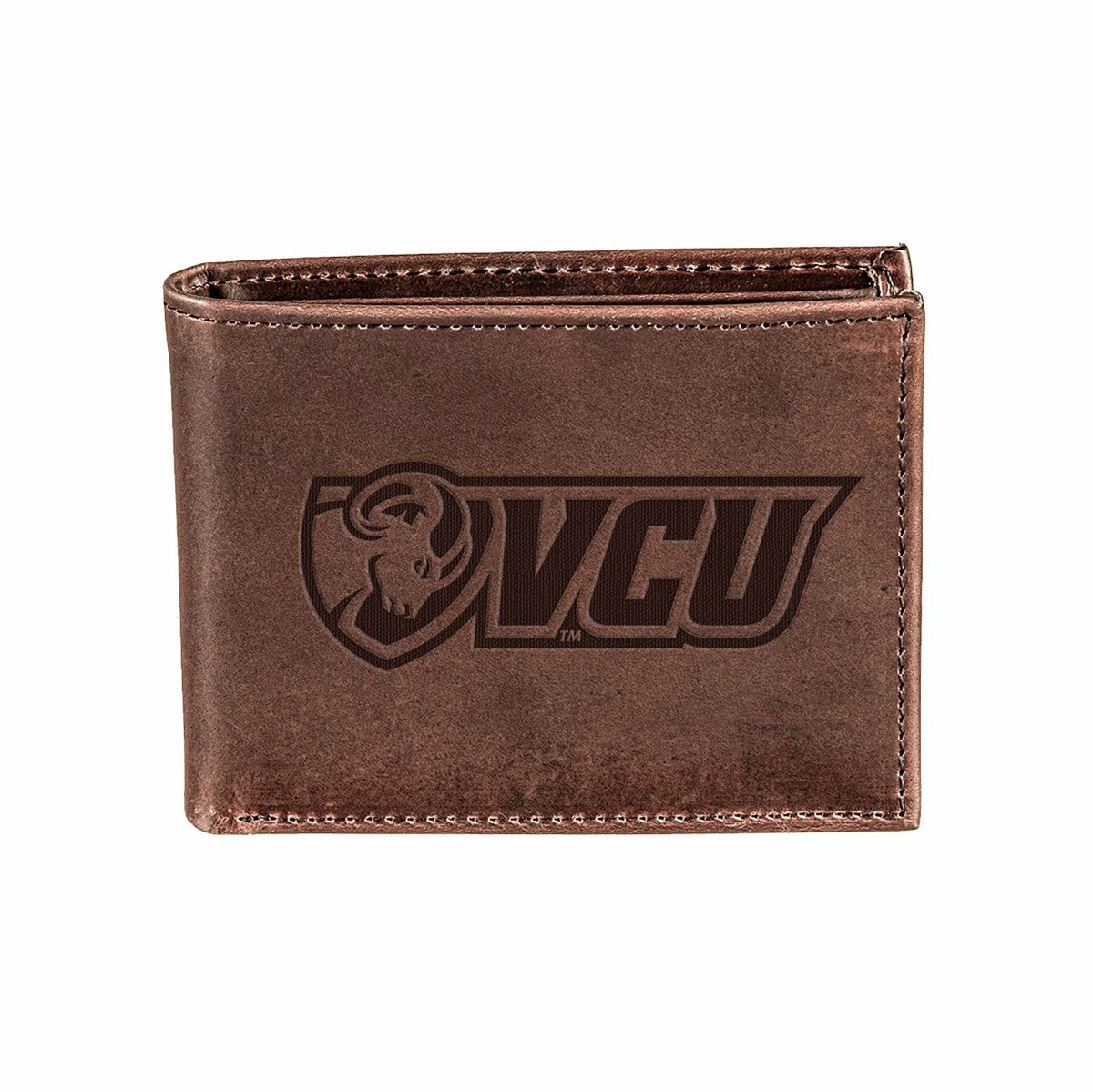 Virginia Commonwealth University (VCU), Bi-Fold Wallet, Brown, CH, 100 - Collegiate Home