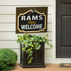 Virginia Commonwealth University Coroplast Yard Sign, "Fans Welcome" - Collegiate Home