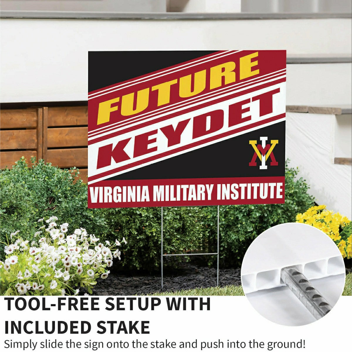 Virginia Military Institute Coroplast Yard Sign, Future Student - Collegiate Home