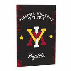 Virginia Military Institute Wood Wall Sign, 16x24 - Collegiate Home