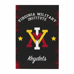 Virginia Military Institute Wood Wall Sign, 16x24 - Collegiate Home