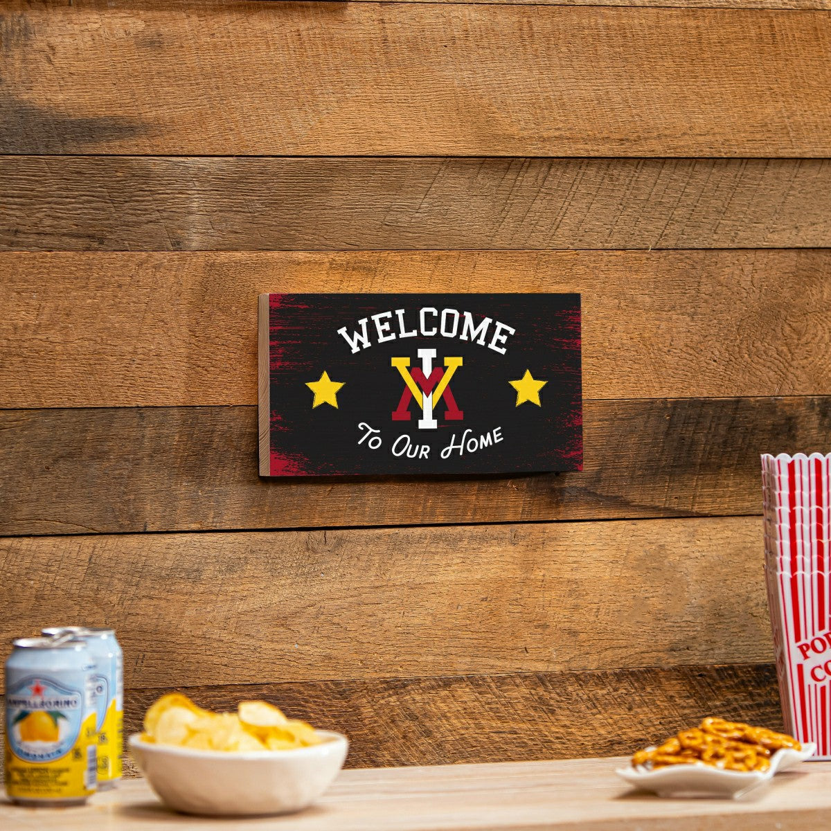 Virginia Military Institute Wood Wall Sign, 6x11 - Collegiate Home