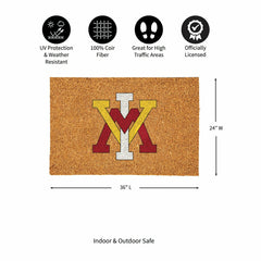 Virginia Military Institute Large Full Color Coir Mat, 36"x24" - Collegiate