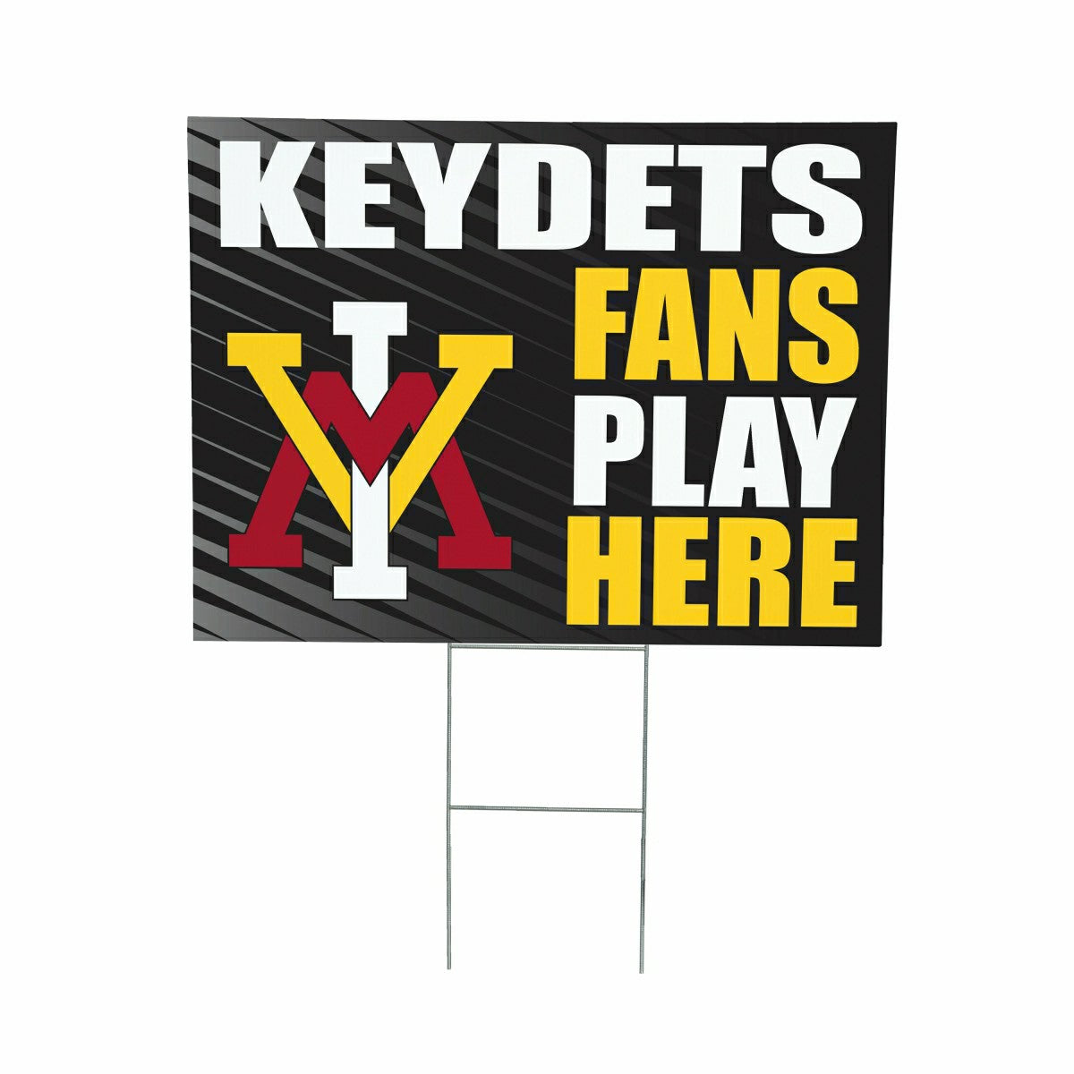 Virginia Military Institute Coroplast Yard Sign "Fans Play Here" - Collegiate Home