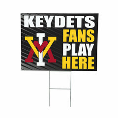 Virginia Military Institute Coroplast Yard Sign "Fans Play Here" - Collegiate Home