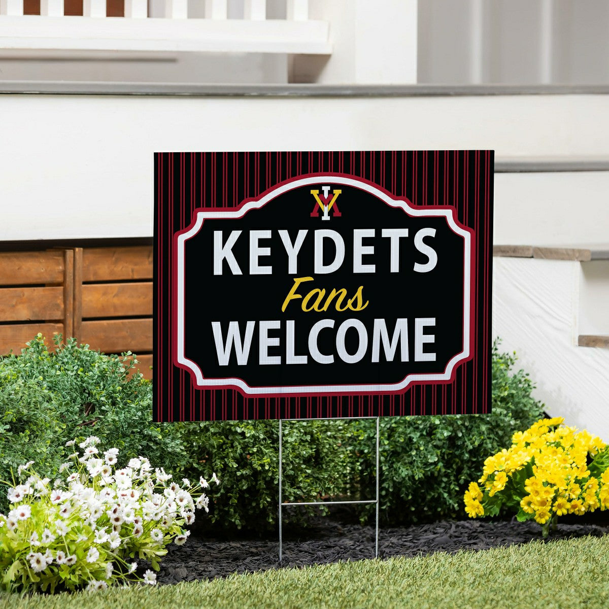 Virginia Military Institute Coroplast Yard Sign, "Fans Welcome" - Collegiate Home