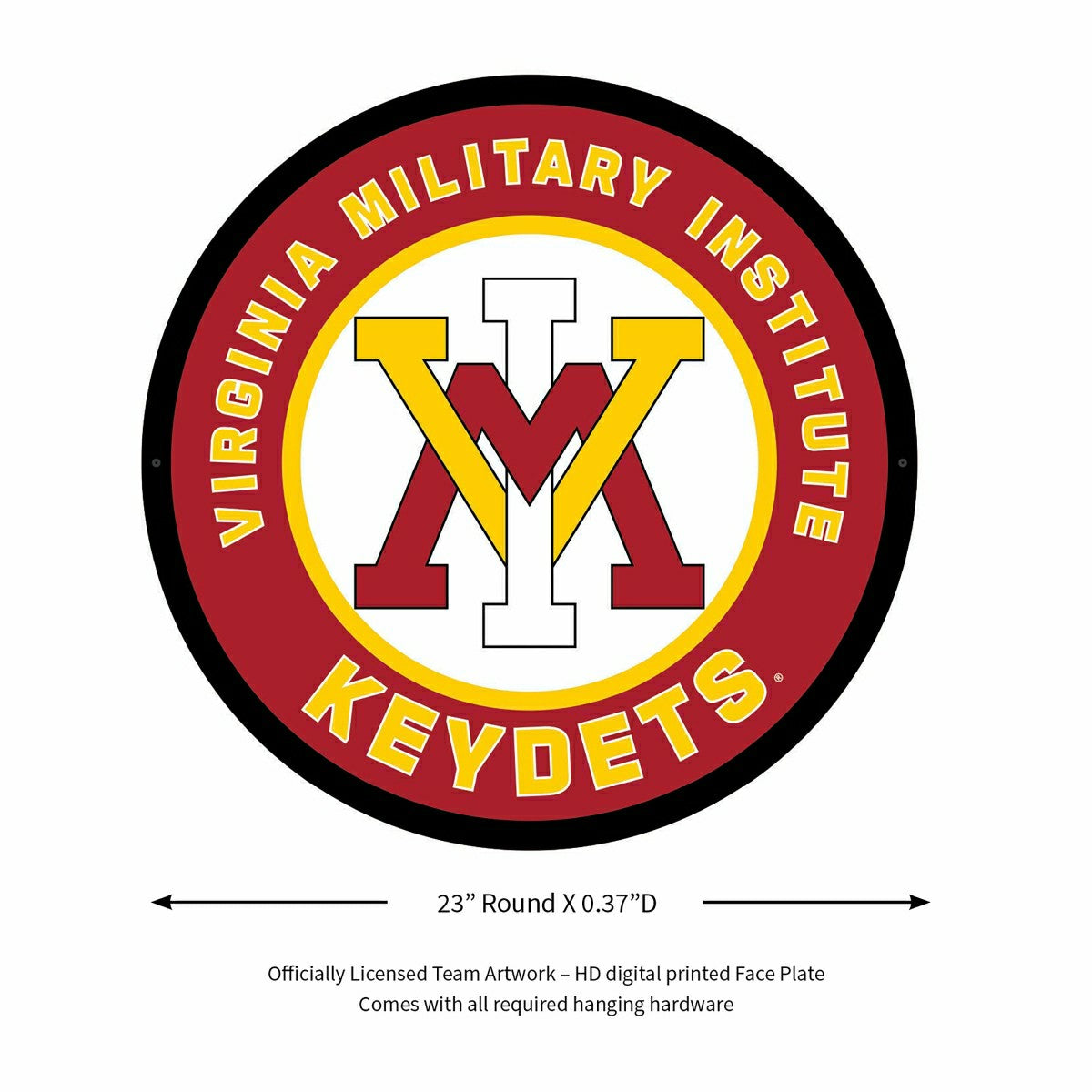 LED Wall Decor, Round, Virginia Military Institute - Collegiate Home