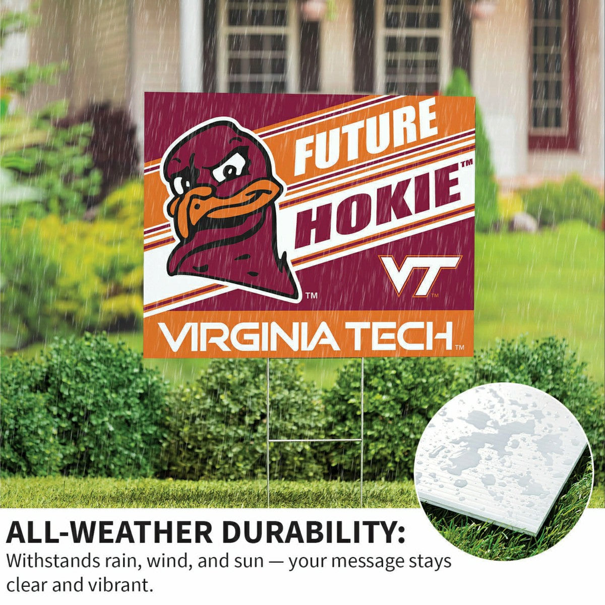Virginia Tech Coroplast Yard Sign, Future Student - Collegiate Home