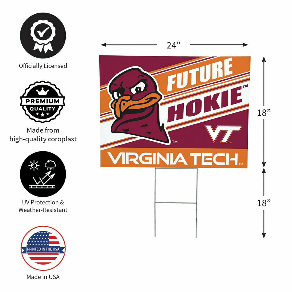 Virginia Tech Coroplast Yard Sign, Future Student - Collegiate Home