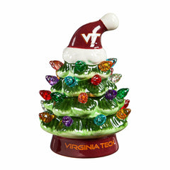 4" Mini LED Tabletop Christmas Tree, Set of 2, Virginia Tech - Collegiate Home