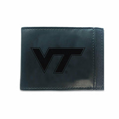 Front Pocket Wallet w/ RFID Blocking, Virginia Tech, Black - Collegiate Home