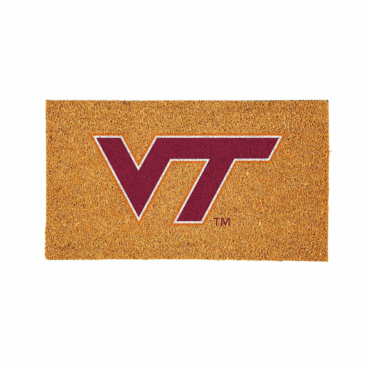 Coir Mat, 16"x28", Virginia Tech - Collegiate