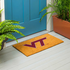 Coir Mat, 16"x28", Virginia Tech - Collegiate