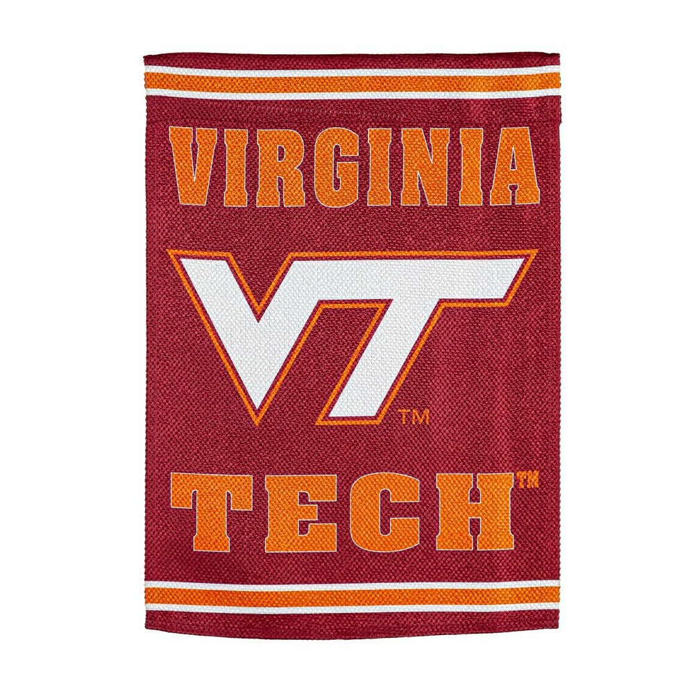 Embossed Suede Flag, GDN Size, Virginia Tech - Collegiate Home
