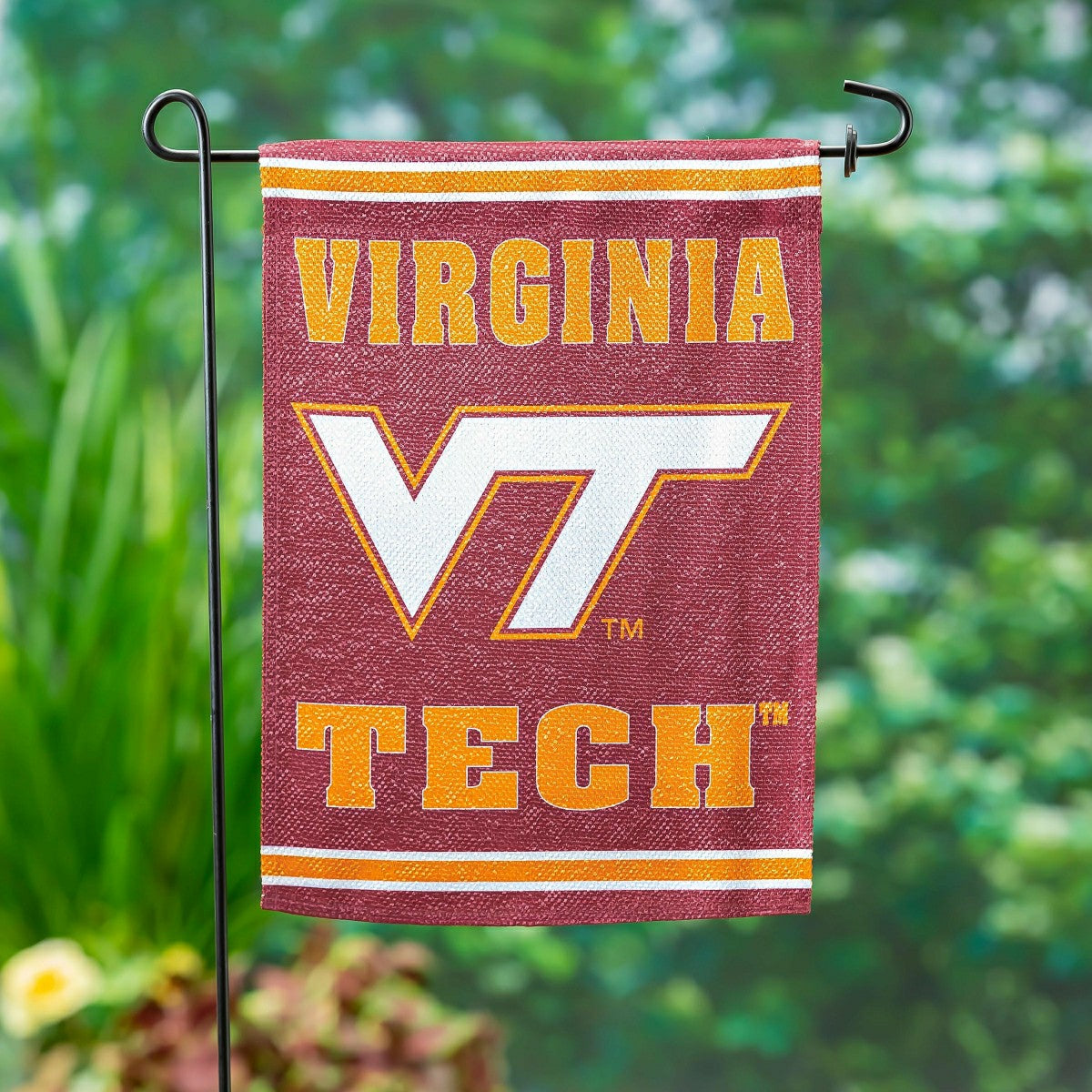 Embossed Suede Flag, GDN Size, Virginia Tech - Collegiate Home