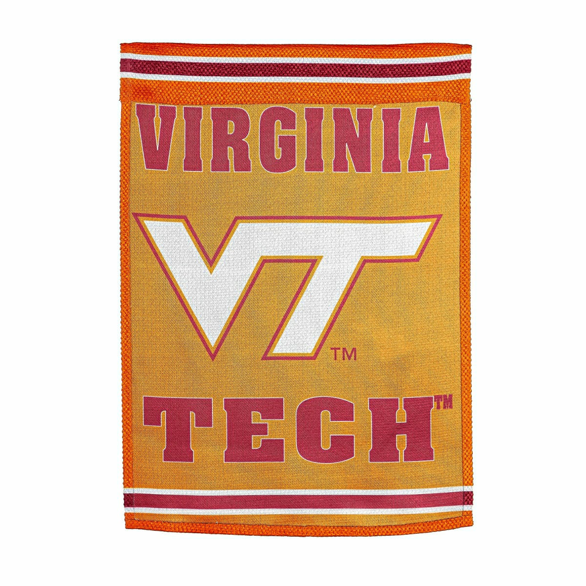 Virginia Tech Embossed Suede House Flag - Collegiate Home