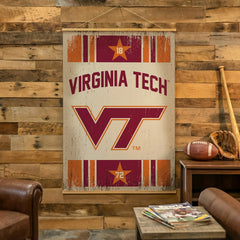 Virginia Tech, Canvas Wall Tapestry, Large, 54x36 - Collegiate Home