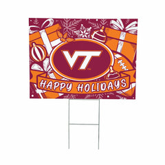 Virginia Tech Yard Sign, Holiday - Collegiate Home