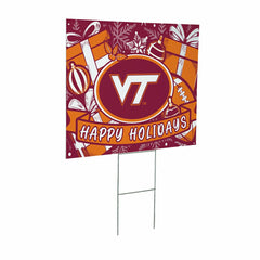 Virginia Tech Yard Sign, Holiday - Collegiate Home