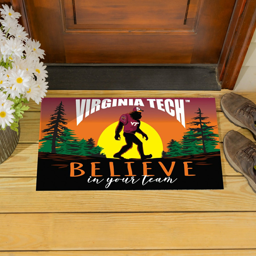 Virginia Tech Bigfoot PVC Mat, 28"x16" - Collegiate