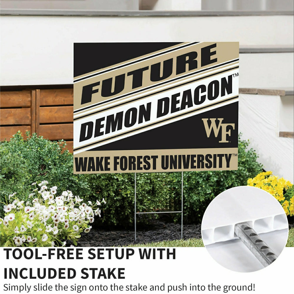 Wake Forest University Coroplast Yard Sign, Future Student - Collegiate Home