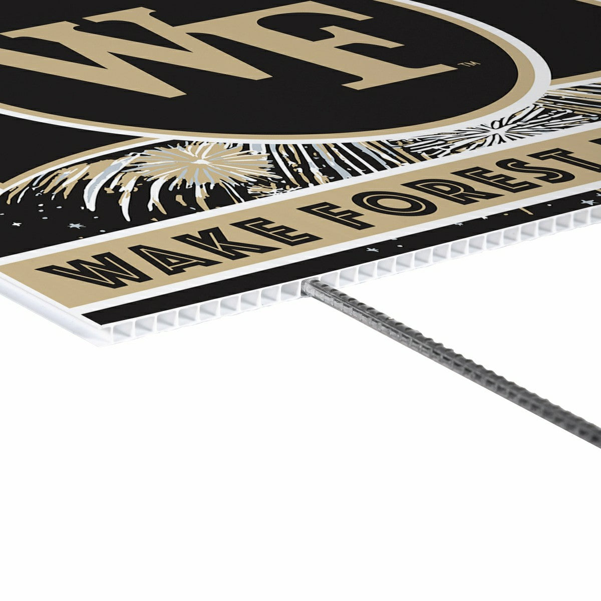 Wake Forest University Yard Sign, Patriotic - Collegiate Home