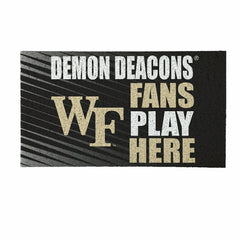 Wake Forest University Fan Mat, 28"x16" - Collegiate