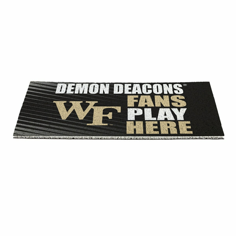 Wake Forest University Fan Mat, 28"x16" - Collegiate