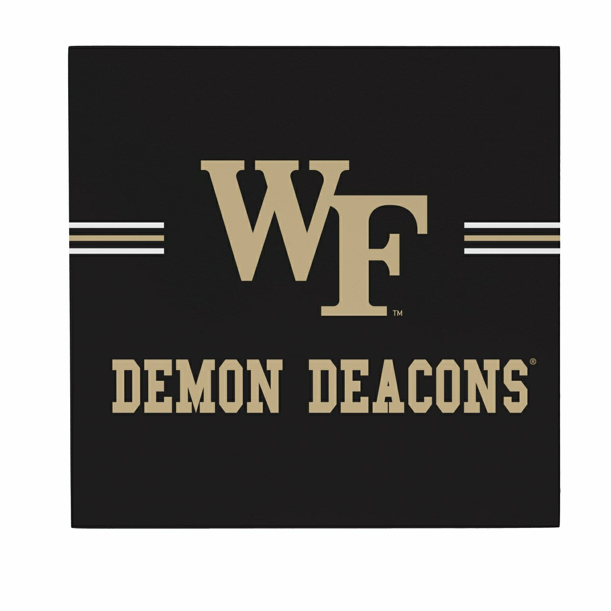 Wake Forest University Wood Wall Sign, 12x12 - Collegiate Home