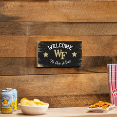 Wake Forest University Wood Wall Sign, 6x11 - Collegiate Home