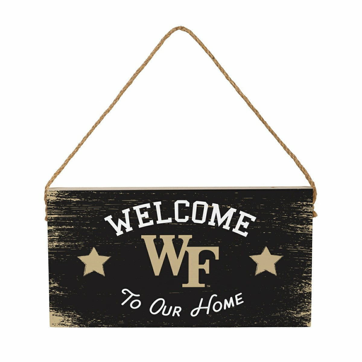 Wake Forest University Wood Wall Sign, 6x11 - Collegiate Home