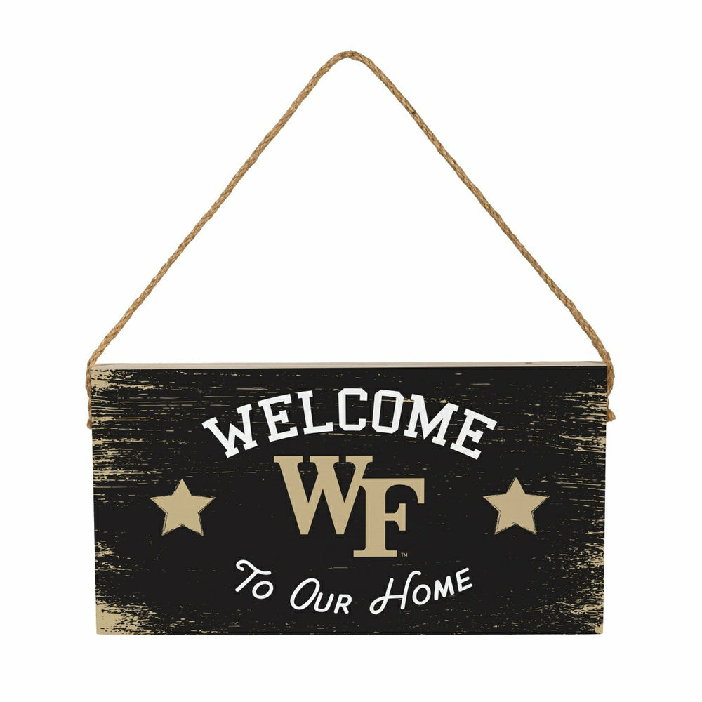 Wake Forest University Wood Wall Sign, 6x11 - Collegiate Home