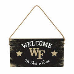 Wake Forest University Wood Wall Sign, 6x11 - Collegiate Home