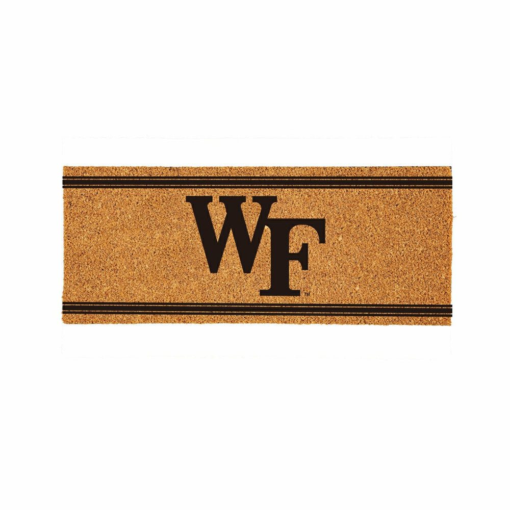 Wake Forest University Extra Large One Color Coir Mat, 60"x24" - Collegiate