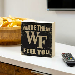 Wake Forest University Plock, Down Home Fans, 6x6 - Collegiate Home