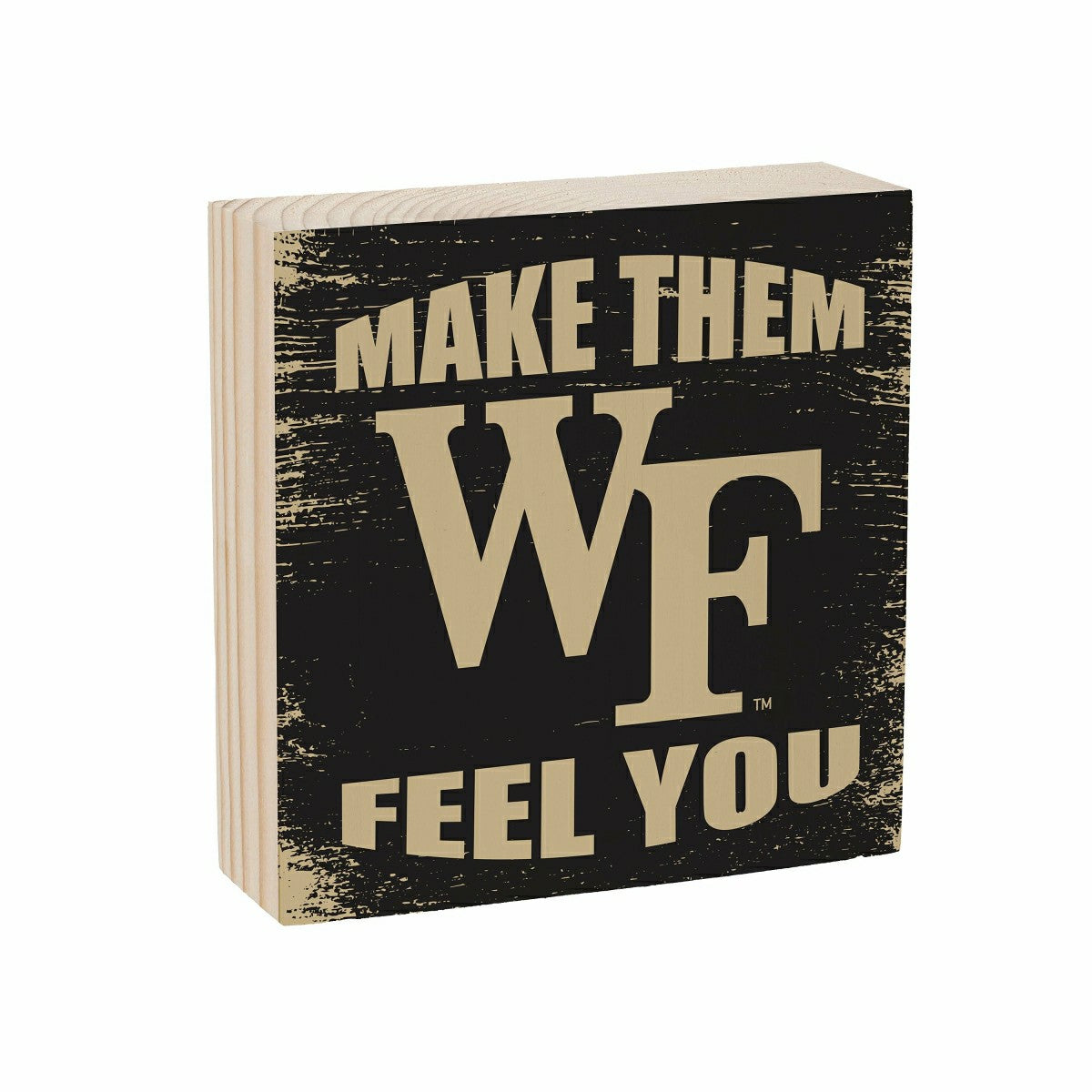 Wake Forest University Plock, Down Home Fans, 6x6 - Collegiate Home